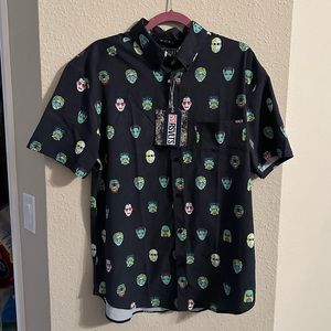 RSVLTS universal monsters button down Fright Club